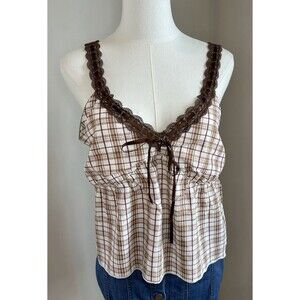 Womens Y2K Babydoll Top XLarge Romantic Fairy Soft Girl Ethereal Cottage Coastal